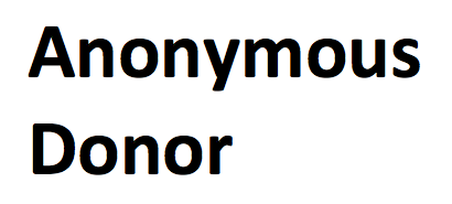 Anonymous donor